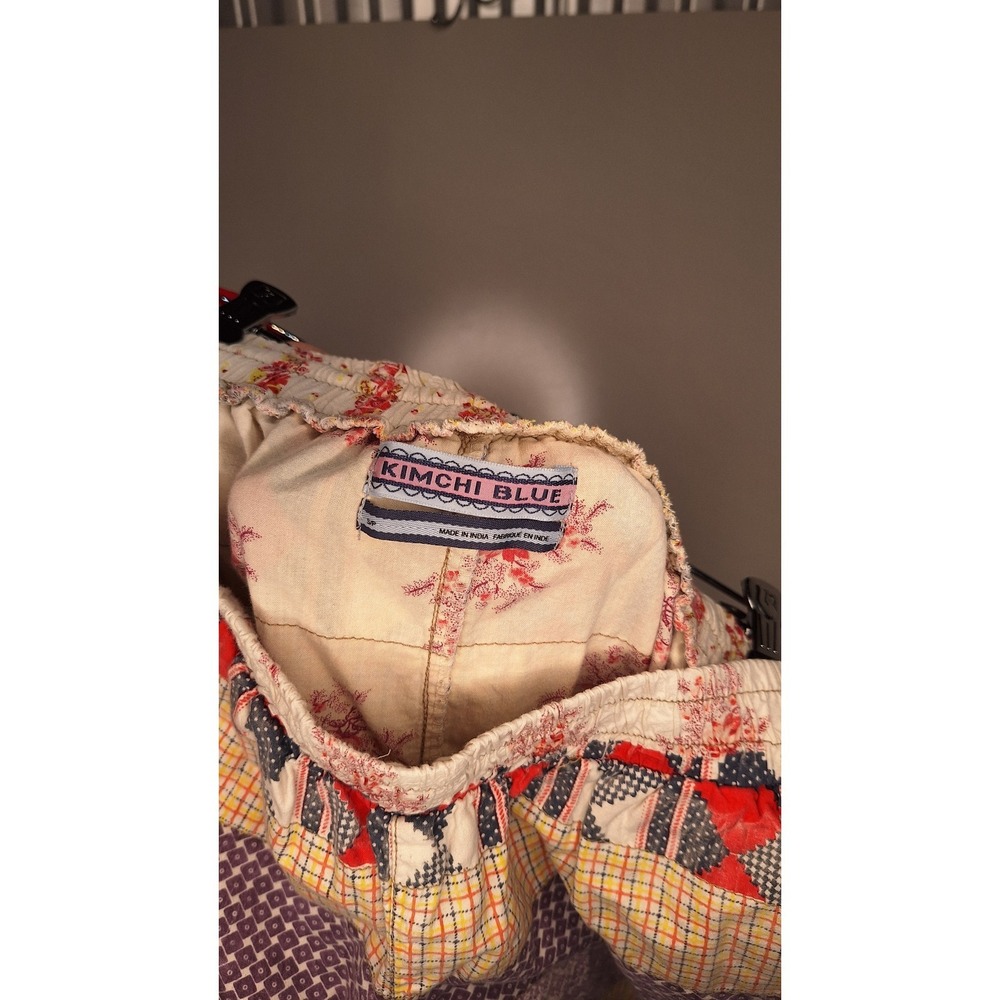 Kimchi Blue Patchwork Jogger Pants Multi Pattern … - image 5